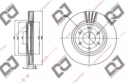 Тормозной диск DJ PARTS купить